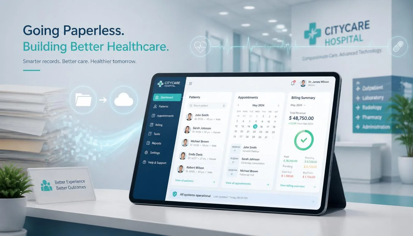 Hospital Goes Paperless